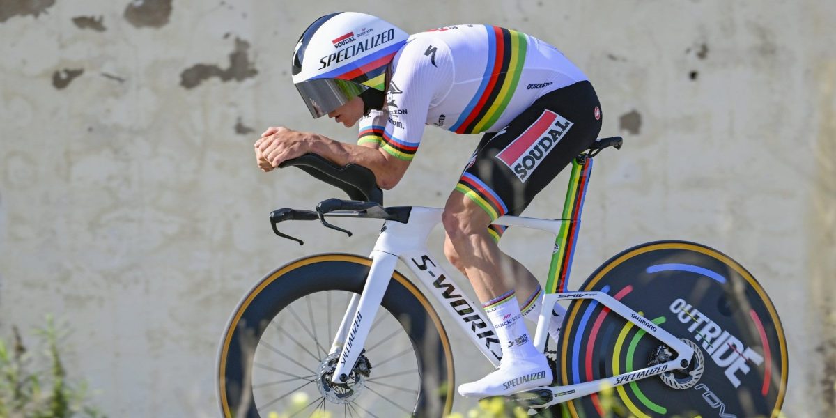 Remco Evenepoel has never lost a time trial to Tadej Pogacar