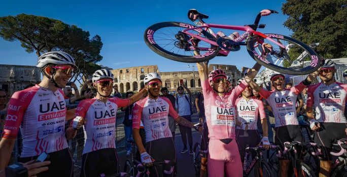 Sprakeloze Tadej Pogacar na eindwinst Giro d’Italia 2024: “Het was een prachtige Giro”