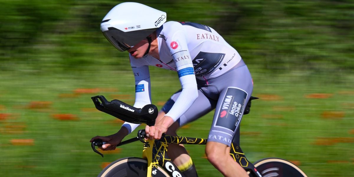 Cian Uijtdebroeks limits damage in time trial: “I was a bit afraid in advance”