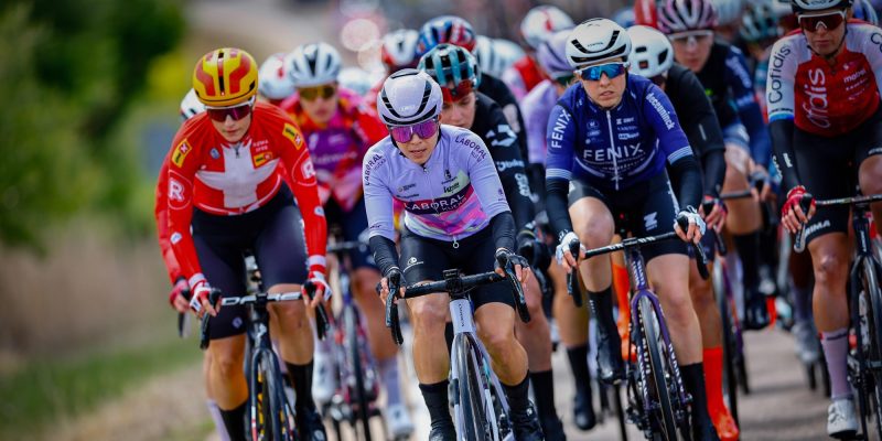 Alto de Rosales - Spain - cycling - cyclisme - radsport - wielrennen - Jessenia Meneses (COL - Laboral Kutxa - Fundacion Euskadi) pictured during Villagonzalo Pedernales 2024 - 6th Edition - stage 2 Briviesca &gt; Alto de Rosales (123km) - 17/05/2024 - Photo: Rafa Gomez/SCA/Cor Vos © 2024