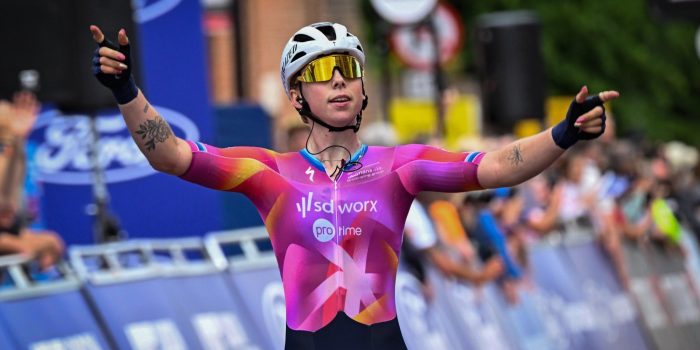 Lorena Wiebes is Charlotte Kool te snel af in Tour of Britain Women