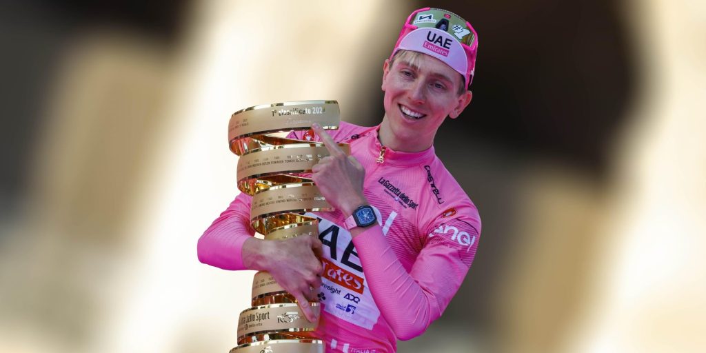 Tadej Pogacar wilde haar roze verven voor slotrit Giro dItalia