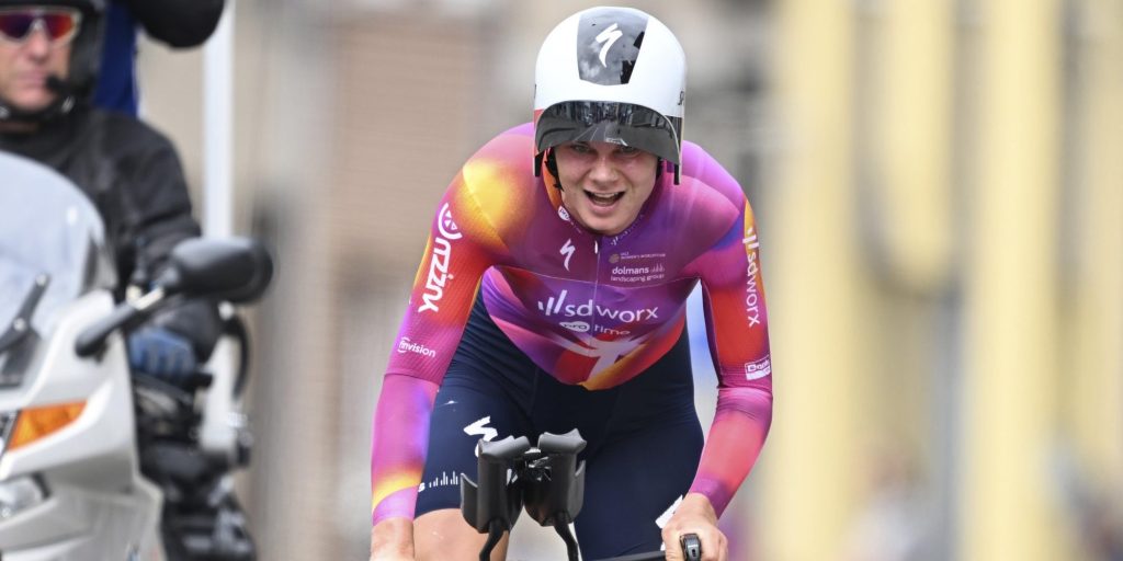 Oppermachtige Lotte Kopecky voor zesde keer op rij tijdritkampioene van België