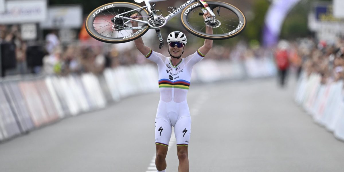 After an incredible solo, Lotte Kopecky is Belgian biking champion for the fourth time