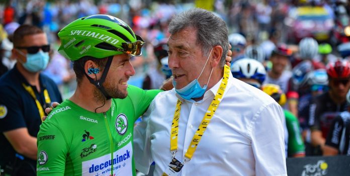 Eddy Merckx feliciteert Mark Cavendish: “Zo’n leuke kerel om mijn record te breken”