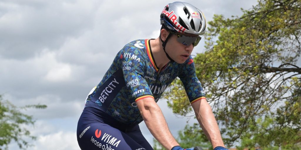 Wout van Aert voelt zich stuk beter uitgerust: “Deze rit is er duidelijk ingelegd in de hoop op waaiers”