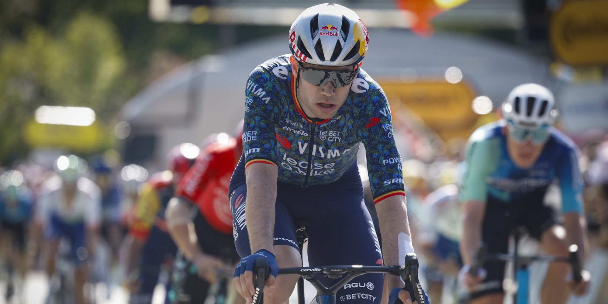 Wout van Aert baalt van gemiste kans: “Heb het goede moment niet aangevoeld”