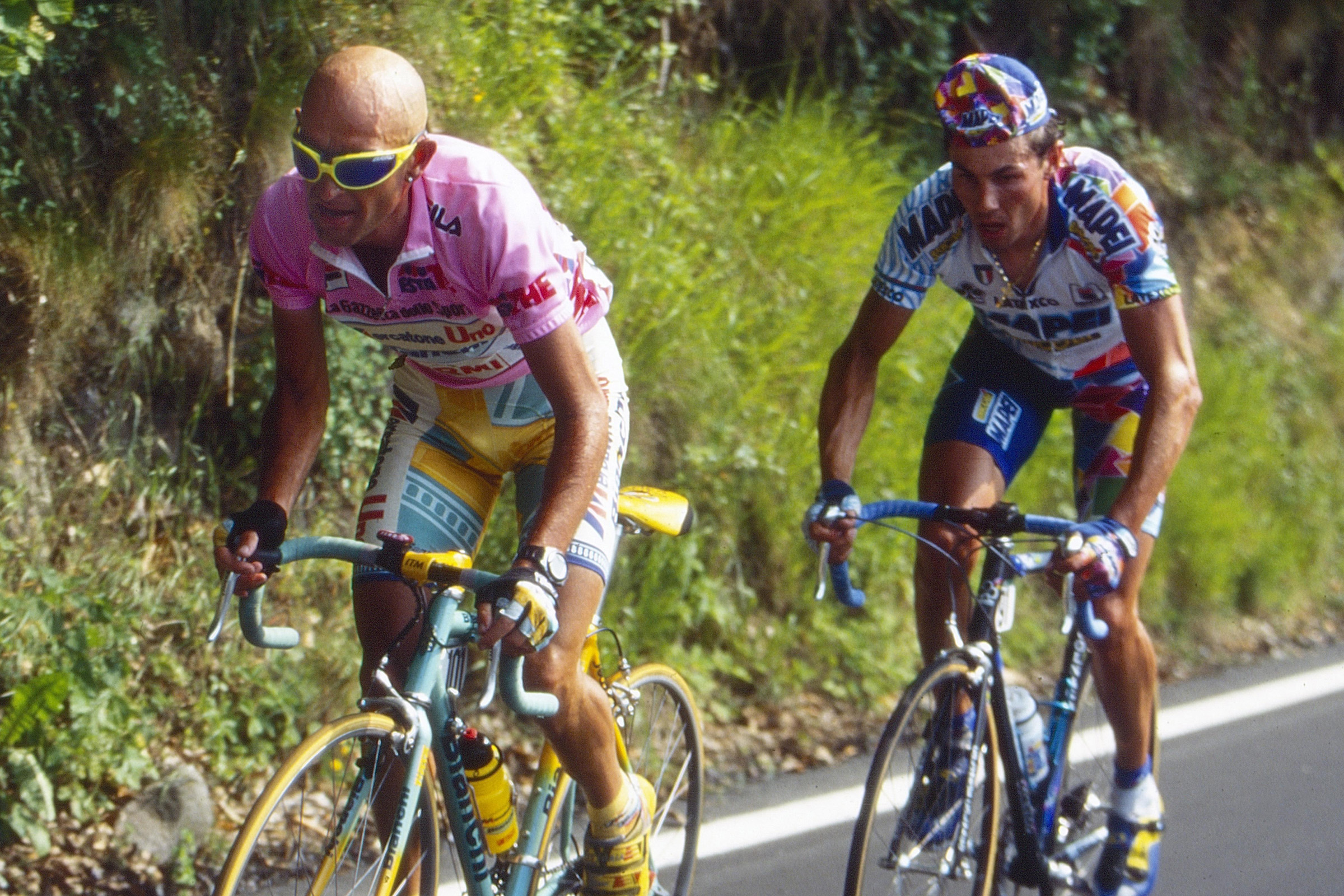 Marco Pantani en Pavel Tonkov