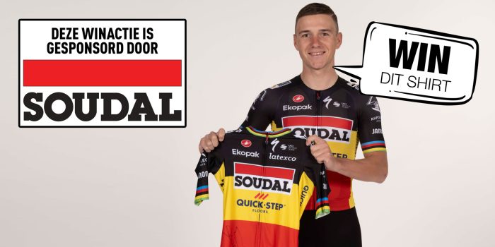 Winactie: Maak samen met Soudal kans op een door Remco Evenepoel gesigneerd wielershirt