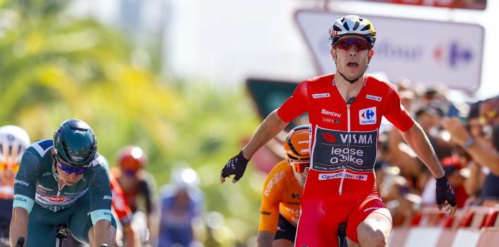 Vuelta 2024: Drie keer is scheepsrecht voor Wout van Aert in Castelo Branco