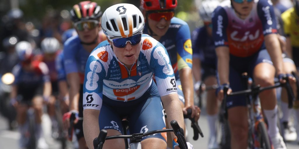 Tour Femmes 2024: dsm-firmenich PostNL mikt met Kool op sprintsucces, Labous klassementskopvrouw