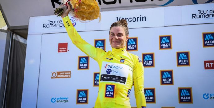 Lotte Kopecky is de beste in Ronde van Romandië: “Ik ben blij met mijn vorm”