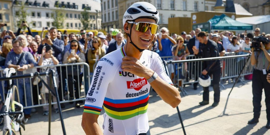 Mathieu van der Poel wint na lang wachten openingsrit Ronde van Luxemburg: Neemt de druk wat weg