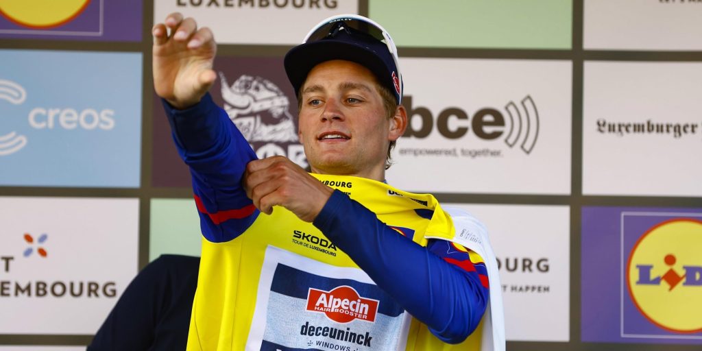 Mathieu van der Poel neemt leiderstrui weer over van Vansevenant in Ronde van Luxemburg, Ayuso wint tijdrit