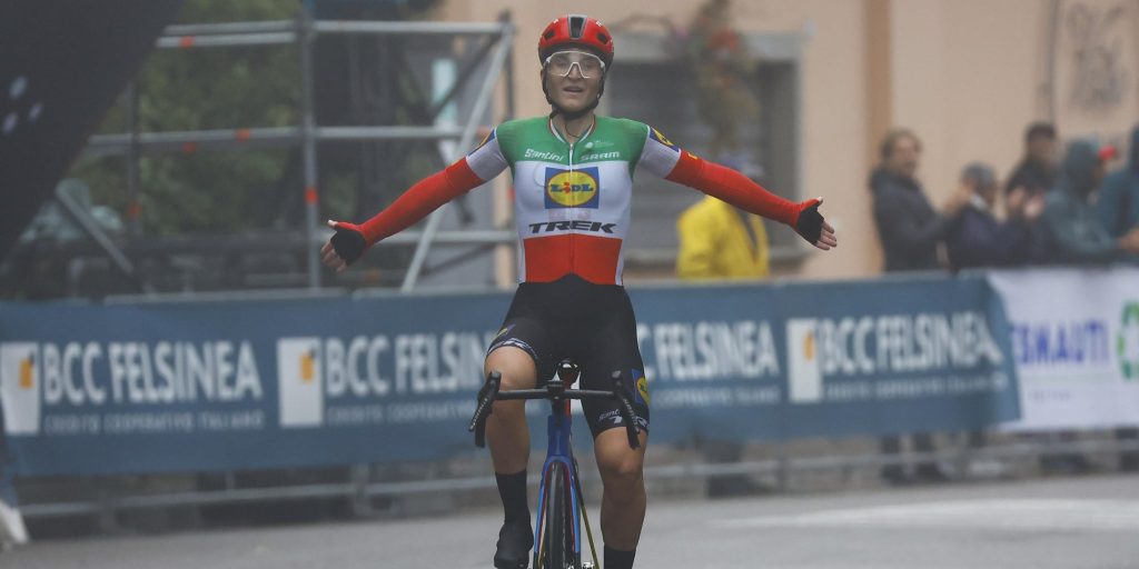 Elisa Longo Borghini maakt kwartet compleet met zege in Giro dellEmilia