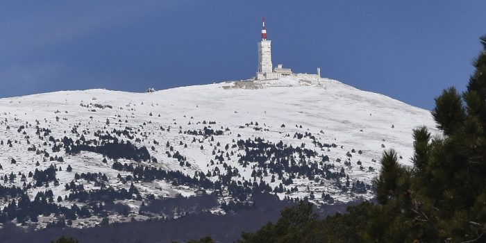 Sneeuw op de Mont Ventoux: noordkant gesloten voor de rest van de winter