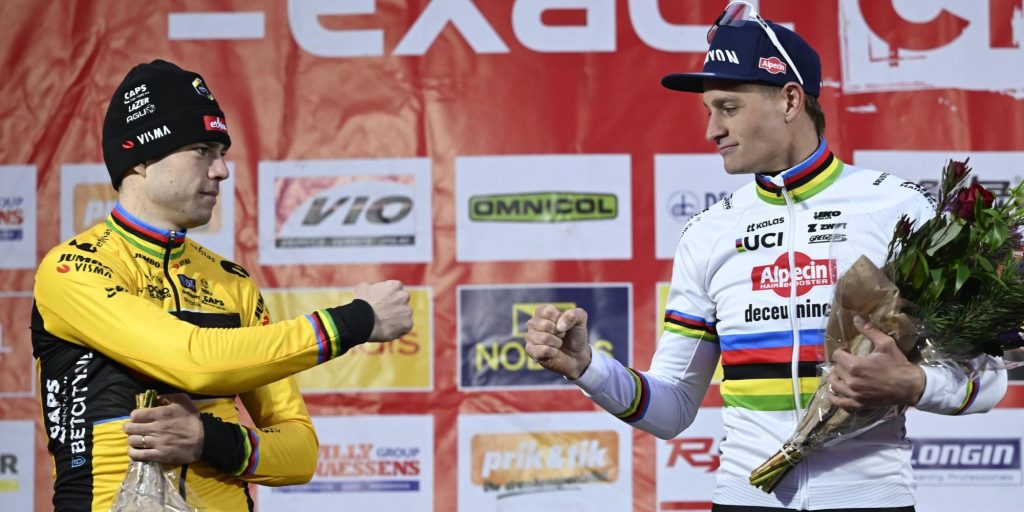 Waarom het zo lang duurt voordat Mathieu van der Poel en Wout van Aert hun crossprogramma delen