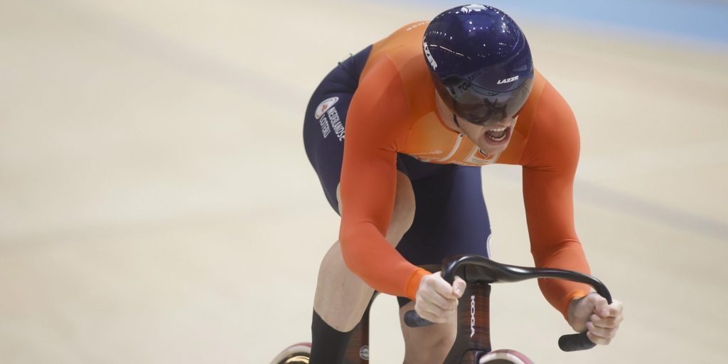 Harrie Lavreysen tot twee keer toe geklopt in UCI Track Champions League