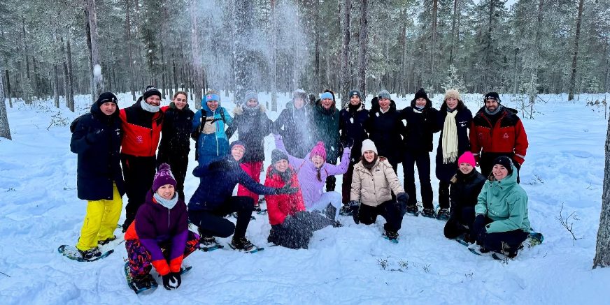 Team SD Worx-ProTime op teambuildingskamp in Lapland