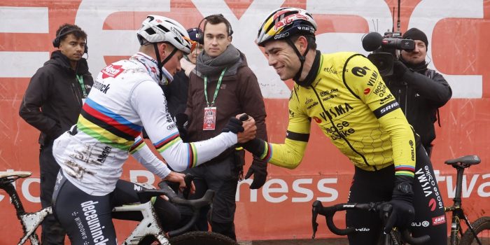 Mathieu van der Poel ‘aangenaam verrast’ door deelname Wout van Aert aan WK veldrijden