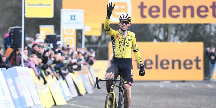 Wout van Aert begint met zege aan 2025: “Echt een verrassing dat ik dit al kan”