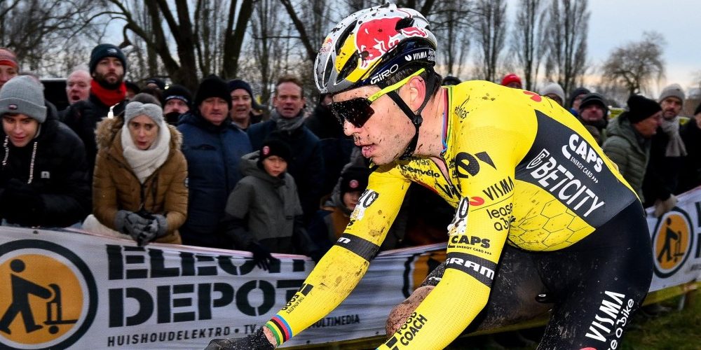 Wout van Aert baalt van mislopen echt duel met Mathieu van der Poel: Gevoel dat het erin zat