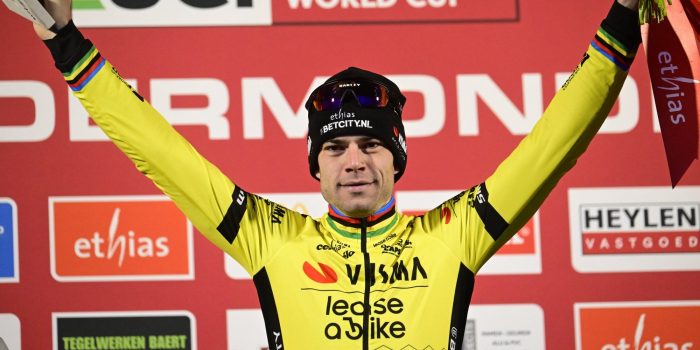 Winning mood doet Wout van Aert niet twijfelen over BK: “Dit is een tussenstation”