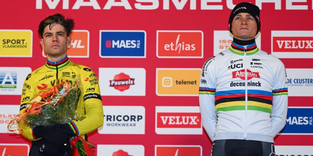 Mathieu van der Poel blikte vooruit op WK, maar wist toen nog niet dat Wout van Aert óók zou rijden