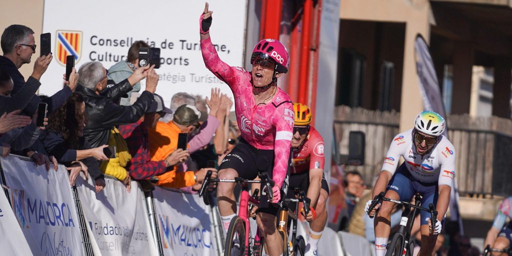 Marijn van den Berg snelt op eerste koersdag naar zege in Trofeo Ses Salines