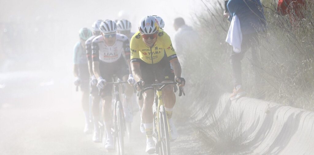 Wout van Aert had geen geweldig gevoel in Clásica Jaén: Al snel een paar keer op de limiet