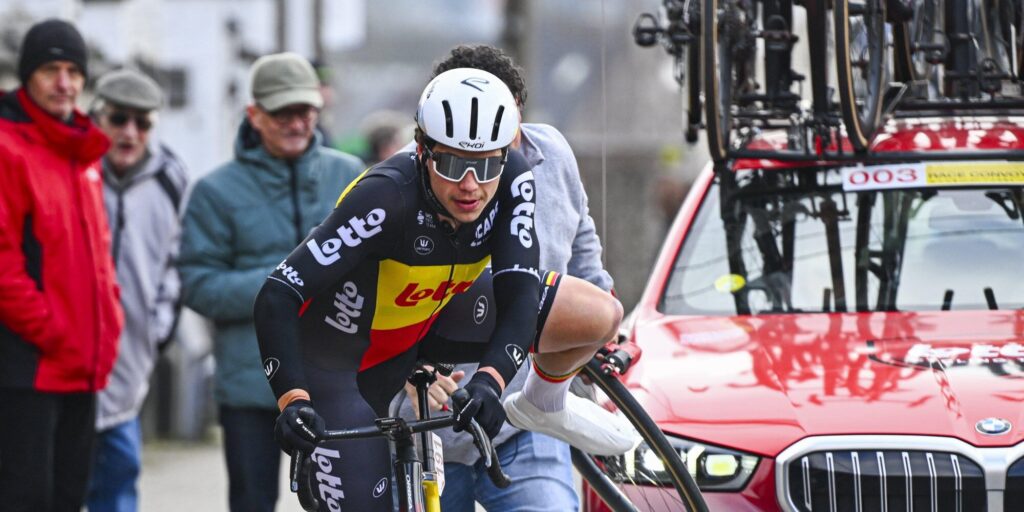 Arnaud De Lie moest op het vlakke lossen in de Omloop: “Zat à bloc”