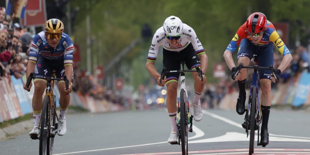 Mattias Skjelmose verrast favorieten Pogacar en Evenepoel na zinderende Amstel Gold Race