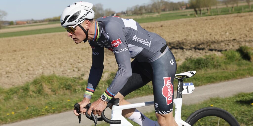 Mathieu van der Poel was drie dagen ziek in aanloop naar Ronde van Vlaanderen