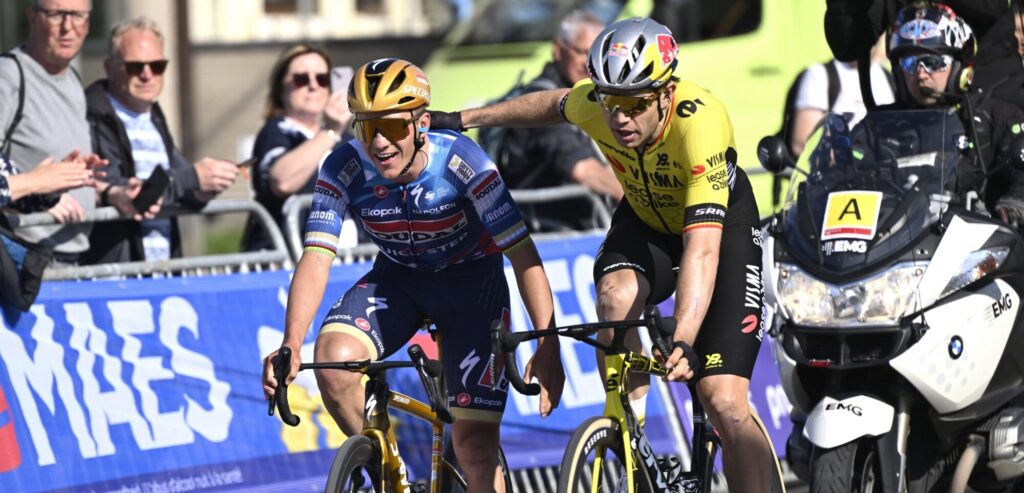 Wout van Aert botst op ‘sterkere’ Evenepoel: “Weet niet wat er mankeert aan mijn sprint”